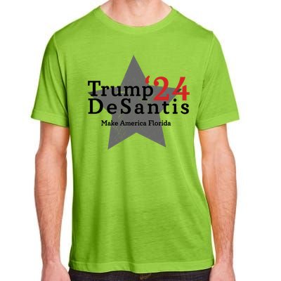 Trump DeSantis 24 Make America Florida Adult ChromaSoft Performance T-Shirt