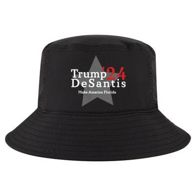 Trump DeSantis 24 Make America Florida Cool Comfort Performance Bucket Hat