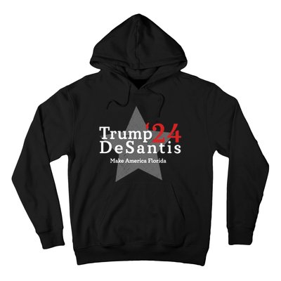 Trump DeSantis 24 Make America Florida Hoodie