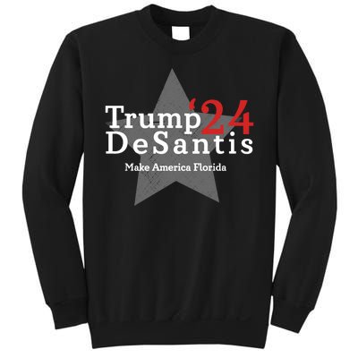 Trump DeSantis 24 Make America Florida Sweatshirt