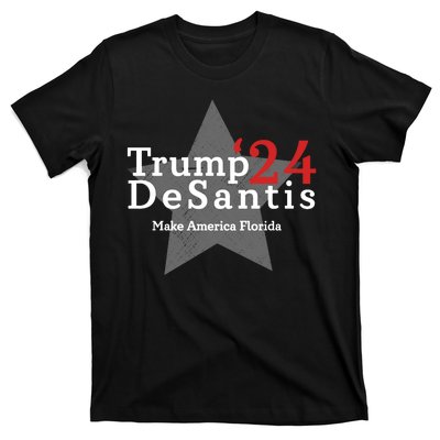 Trump DeSantis 24 Make America Florida T-Shirt