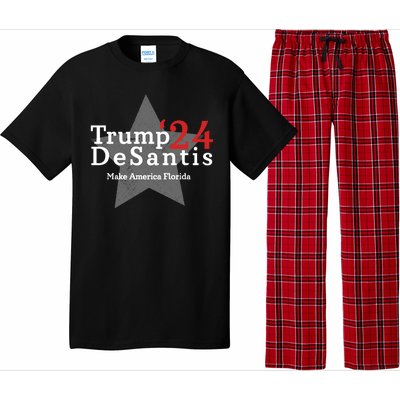 Trump DeSantis 24 Make America Florida Pajama Set