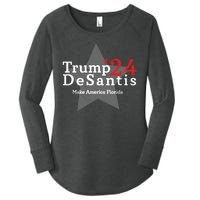 Trump DeSantis 24 Make America Florida Women's Perfect Tri Tunic Long Sleeve Shirt