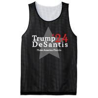 Trump DeSantis 24 Make America Florida Mesh Reversible Basketball Jersey Tank