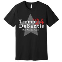 Trump DeSantis 24 Make America Florida Premium T-Shirt