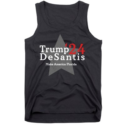 Trump DeSantis 24 Make America Florida Tank Top