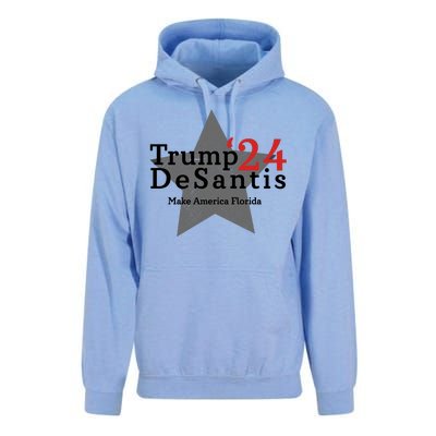 Trump DeSantis 24 Make America Florida Unisex Surf Hoodie