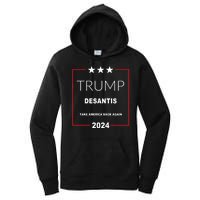 Trump Desantis Take America Back Again 2024 Women's Pullover Hoodie