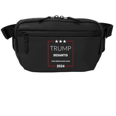 Trump Desantis Take America Back Again 2024 Crossbody Pack