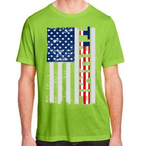 Trump Distressed USA Flag Adult ChromaSoft Performance T-Shirt