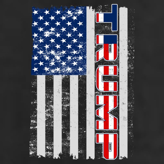 Trump Distressed USA Flag Adult Drive Performance Visor