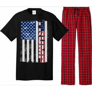 Trump Distressed USA Flag Pajama Set