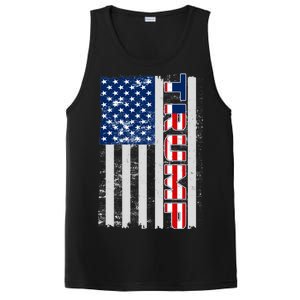 Trump Distressed USA Flag PosiCharge Competitor Tank