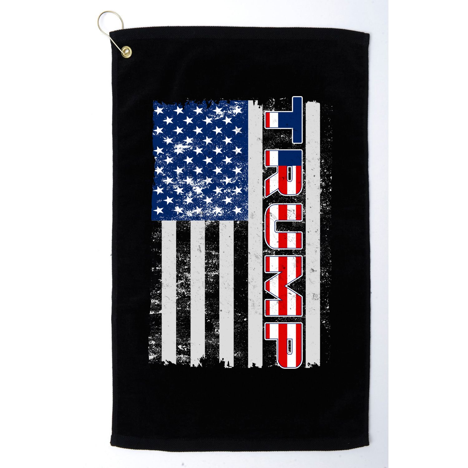 Trump Distressed USA Flag Golf Towel