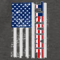 Trump Distressed USA Flag Vector Backpack