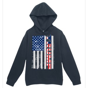 Trump Distressed USA Flag Urban Pullover Hoodie