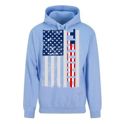 Trump Distressed USA Flag Unisex Surf Hoodie