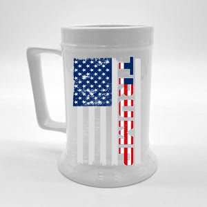 Trump Distressed USA Flag Beer Stein