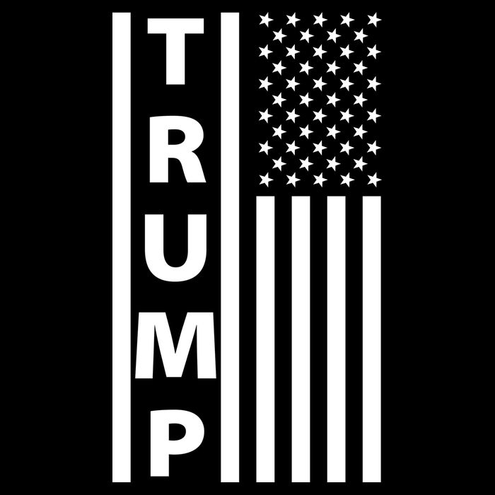 Trump Flag Cooling Performance Crew T-Shirt
