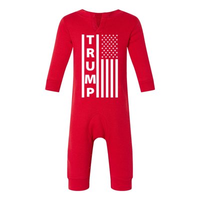 Trump Flag Infant Fleece One Piece