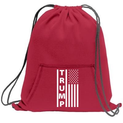 Trump Flag Sweatshirt Cinch Pack Bag