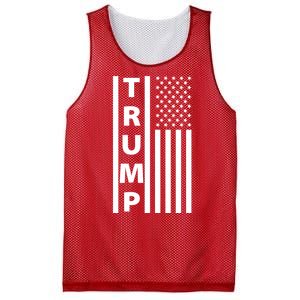 Trump Flag Mesh Reversible Basketball Jersey Tank