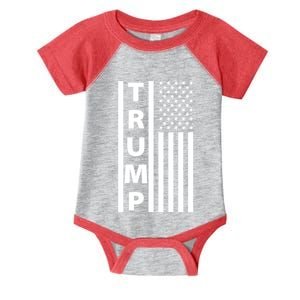 Trump Flag Infant Baby Jersey Bodysuit