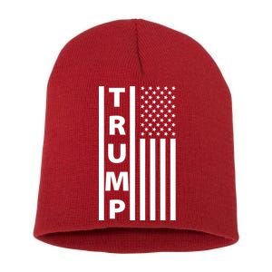 Trump Flag Short Acrylic Beanie