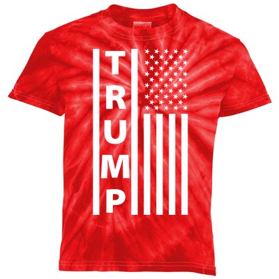 Trump Flag Kids Tie-Dye T-Shirt