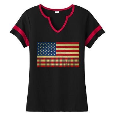 Trump For America Ladies Halftime Notch Neck Tee