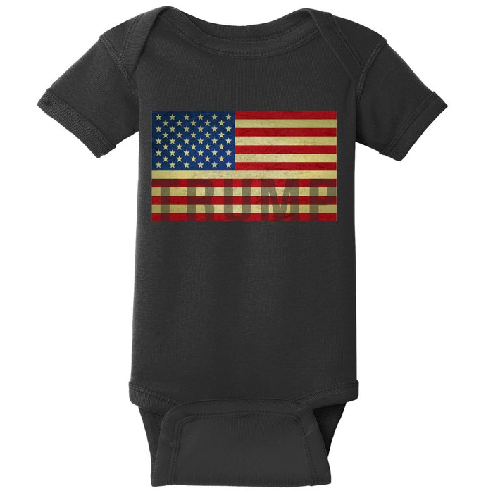 Trump For America Baby Bodysuit