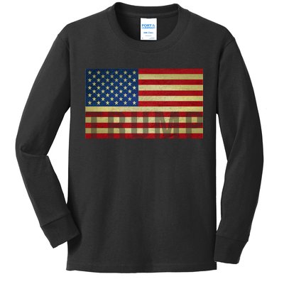 Trump For America Kids Long Sleeve Shirt