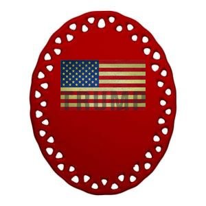 Trump For America Ceramic Oval Ornament