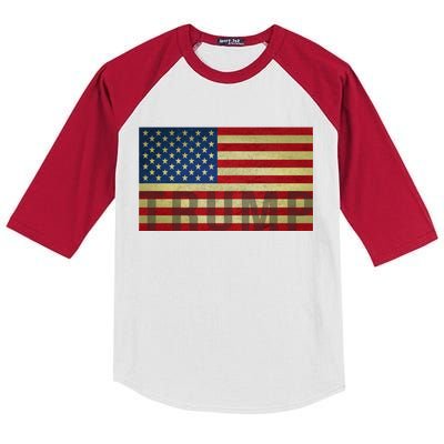 Trump For America Kids Colorblock Raglan Jersey