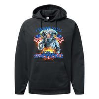 Trump I Want You For US Space Force Performance Fleece Hoodie