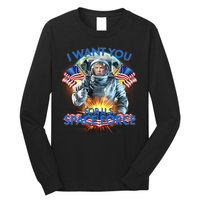 Trump I Want You For US Space Force Long Sleeve Shirt
