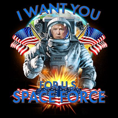 Trump I Want You For US Space Force T-Shirt
