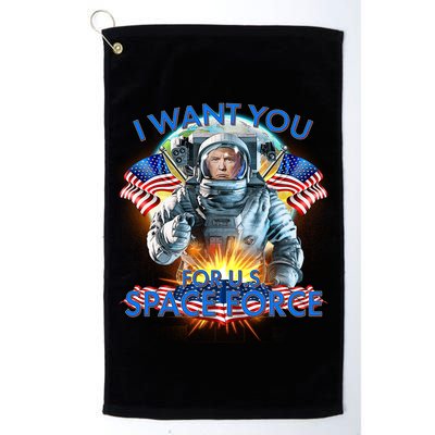 Trump I Want You For US Space Force Golf Towel