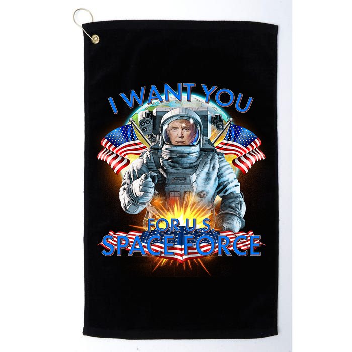 Trump I Want You For US Space Force Golf Towel