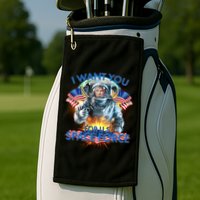 Trump I Want You For US Space Force Golf Towel