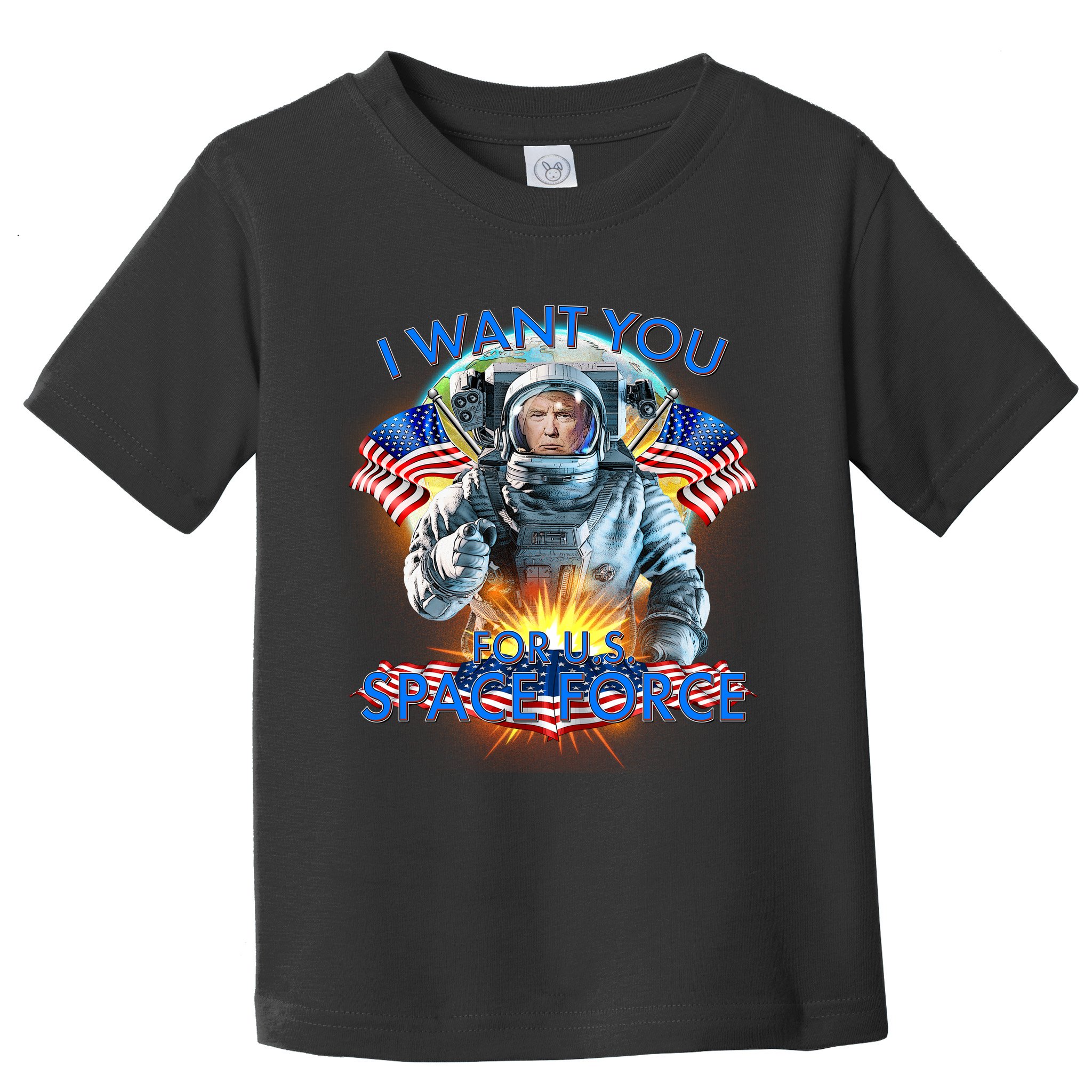 Trump I Want You For US Space Force Toddler T-Shirt