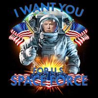 Trump I Want You For US Space Force Short Acrylic Beanie