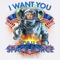 Trump I Want You For US Space Force Garment-Dyed Sweatshirt