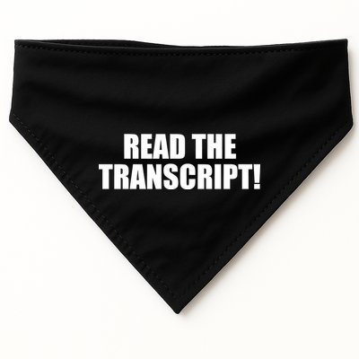 Trump Impeachment Hoax Read the Transcript USA-Made Doggie Bandana
