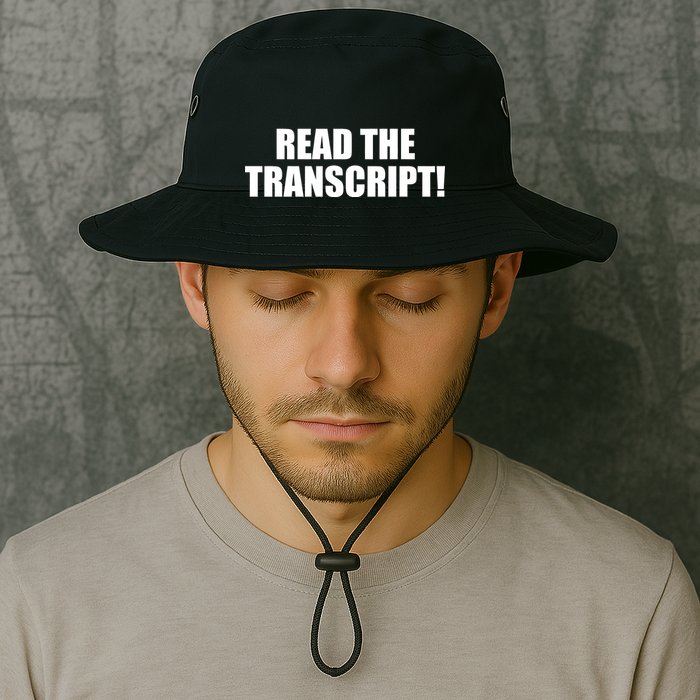 Trump Impeachment Hoax Read the Transcript Bucket Hat