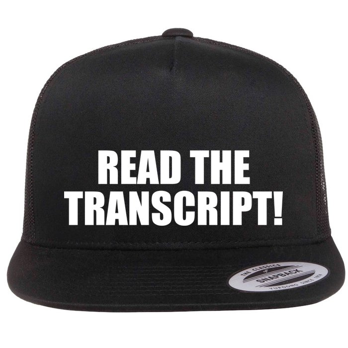Trump Impeachment Hoax Read the Transcript Flatbill Hat