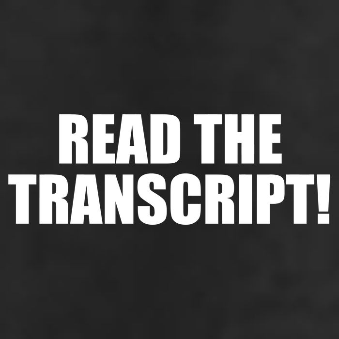 Trump Impeachment Hoax Read the Transcript Crop Fleece Hoodie