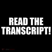 Trump Impeachment Hoax Read the Transcript Tank Top