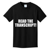 Trump Impeachment Hoax Read the Transcript Kids T-Shirt