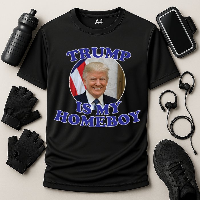 Trump Is My Homeboy Cooling Performance Crew T-Shirt
